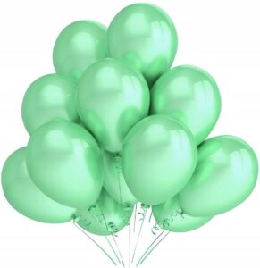 Balony metaliczne 12 miętowe