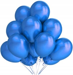 Balony metaliczne 12 niebieskie