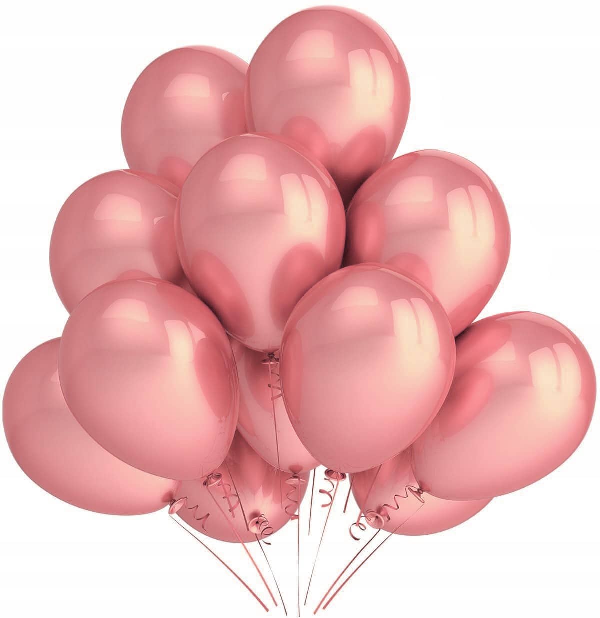 Balony metaliczne 12 rose gold 