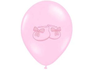 Balony na 1 urodziny BUCIK Różowy