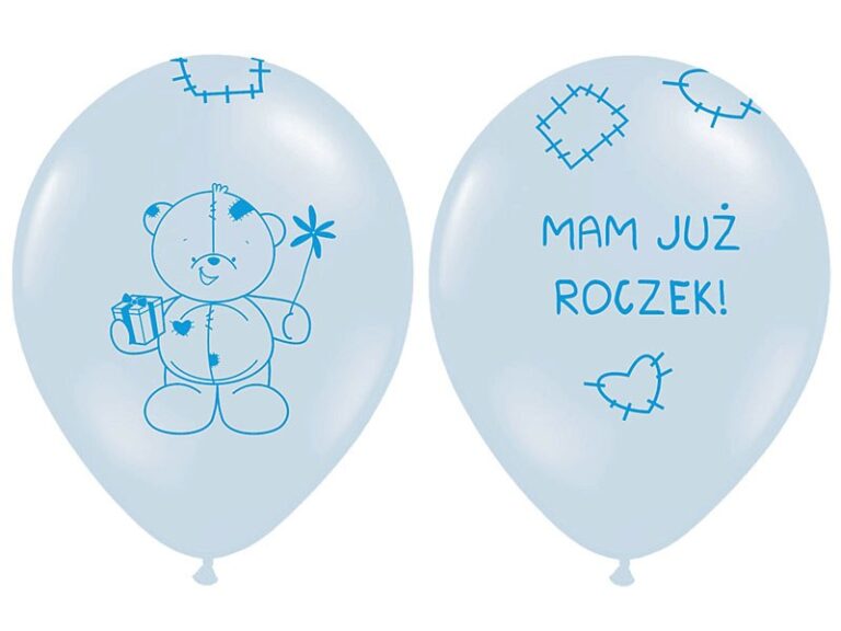 Balony na 1 urodziny MAM JUŻ ROCZEK 