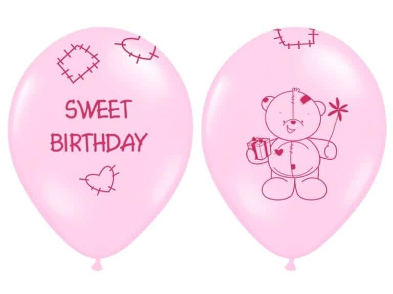 Balony na 1 urodziny SWEET BIRTHDAY 
