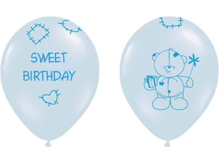 Balony na 1 urodziny SWEET BIRTHDAY 