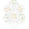 Balony na Chrzest Boho 6szt Mix
