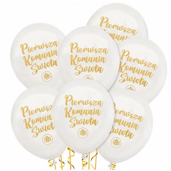 Balony Na Pierwszą Komunie Świętą