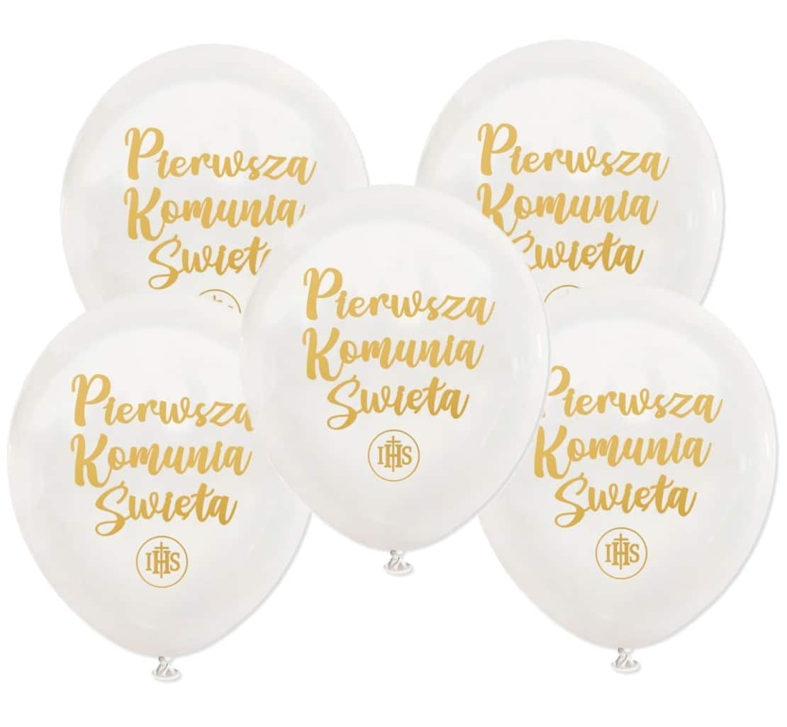 Balony Na Pierwszą Komunie Świętą