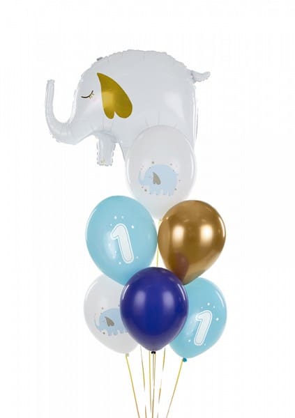 Balony na Roczek, Pastel Light Blue