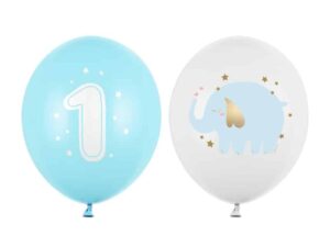 Balony na Roczek, Pastel Light Blue