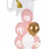 Balony na Roczek, Pastel Pale Pink