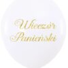 Balony Napis Wieczór Panieński Białe 5x