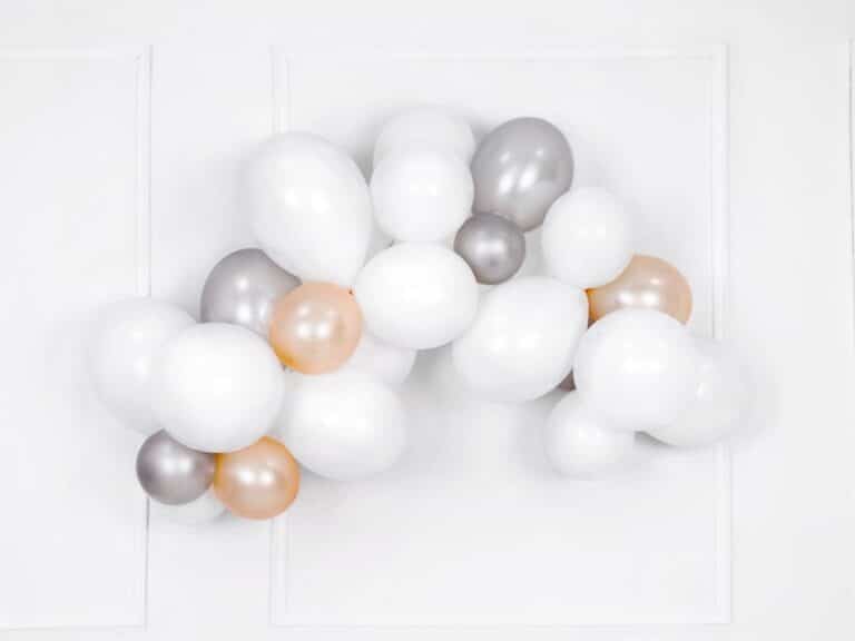 Balony pastelowe 10 Białe 