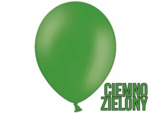 Balony pastelowe 10 Ciemnozielone