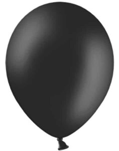 Balony pastelowe 12 Czarne