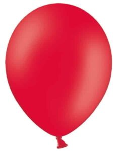 Balony pastelowe 12 Czerwone