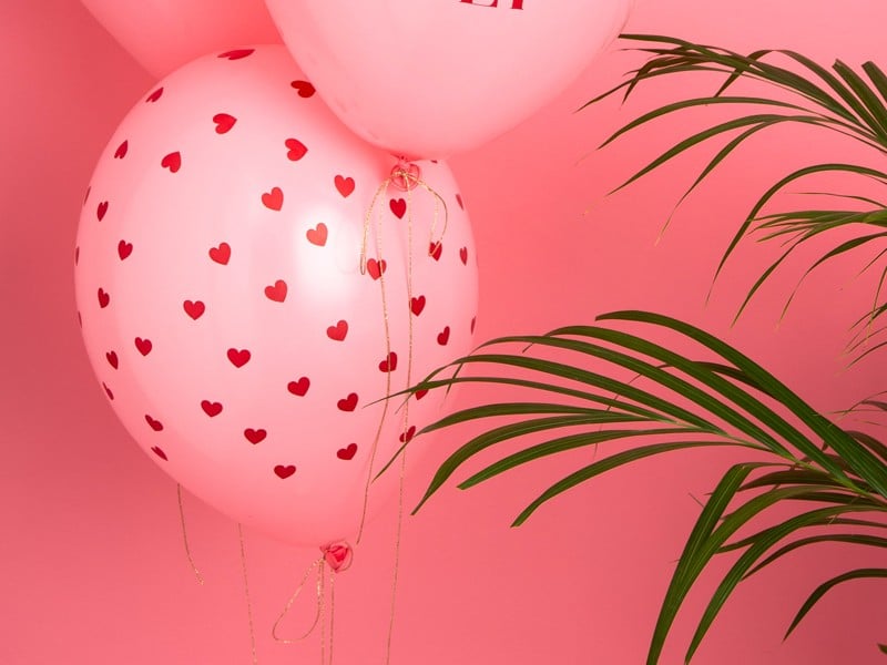 Balony Pastelowe Serduszka 5 szt.