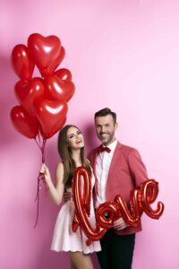 Balony w kształcie SERCA Czerwone (10 szt.)