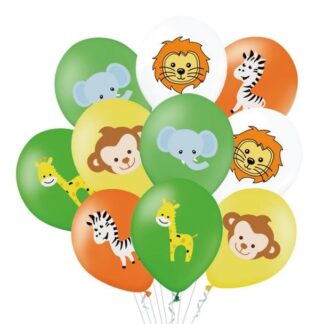 Balony Zwierzątka Kolor mix 12 10 szt.