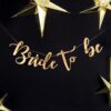 Baner Bride to be, złoty