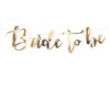 Baner Bride to be, złoty