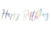 Baner Happy Birthday Opalizujący