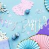 Baner Happy Birthday Opalizujący