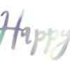 Baner Happy Birthday Opalizujący