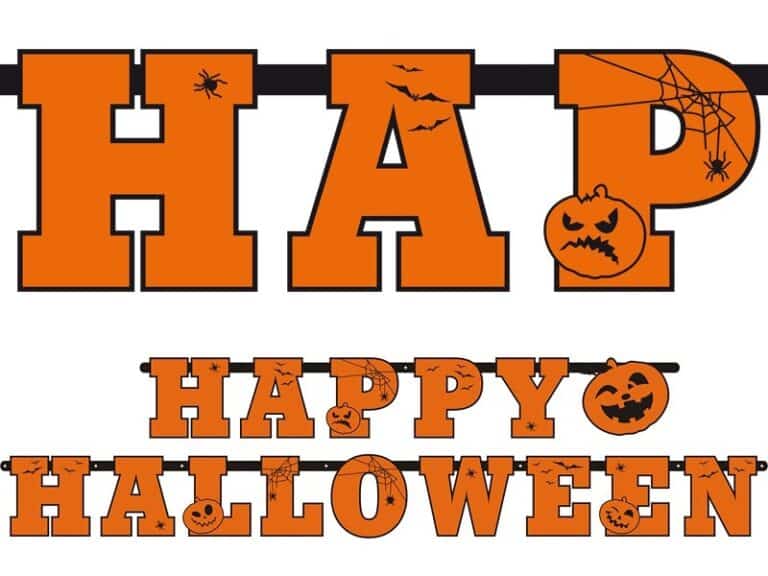 Baner happy halloween