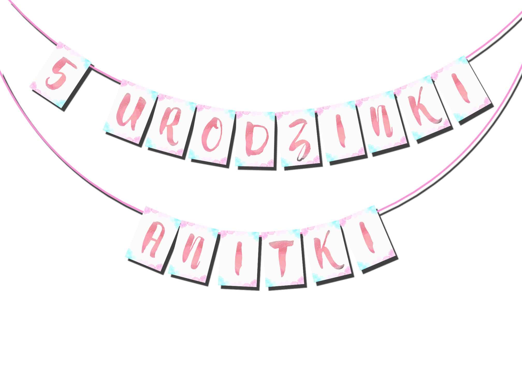 Baner Jednorożec Twój napis!