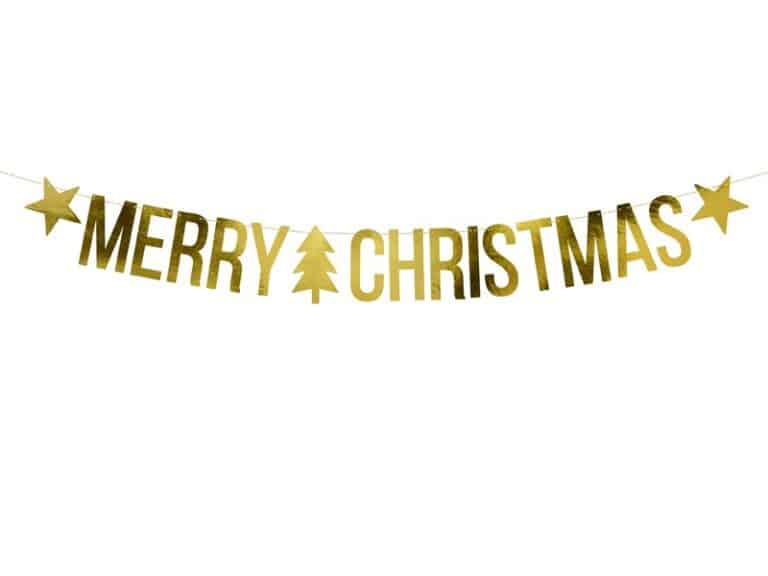 Baner Merry Christmas