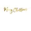 Baner Merry Christmas Złoty 83cm