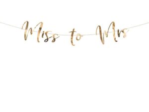 Baner Miss to Mrs, rose gold