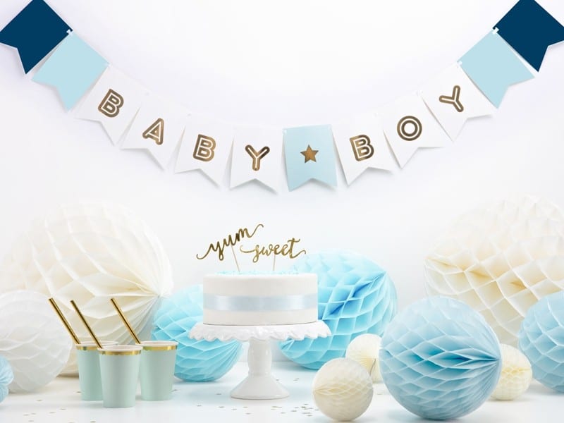 Baner na baby shower Baby Boy