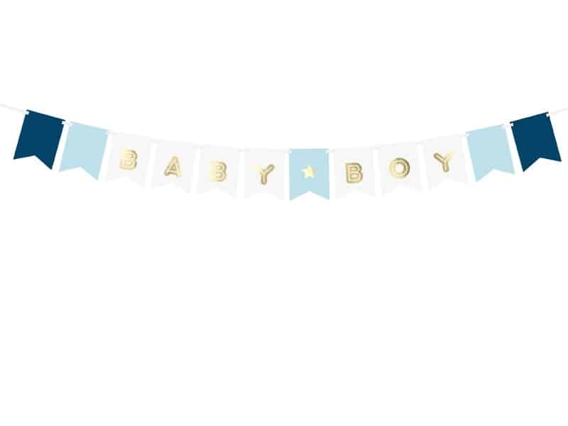 Baner na baby shower Baby Boy