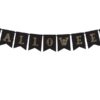 Baner na Halloween, Czarny, 20x175cm