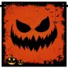 Baner Na Halloween Mroczny Pomarańczowy