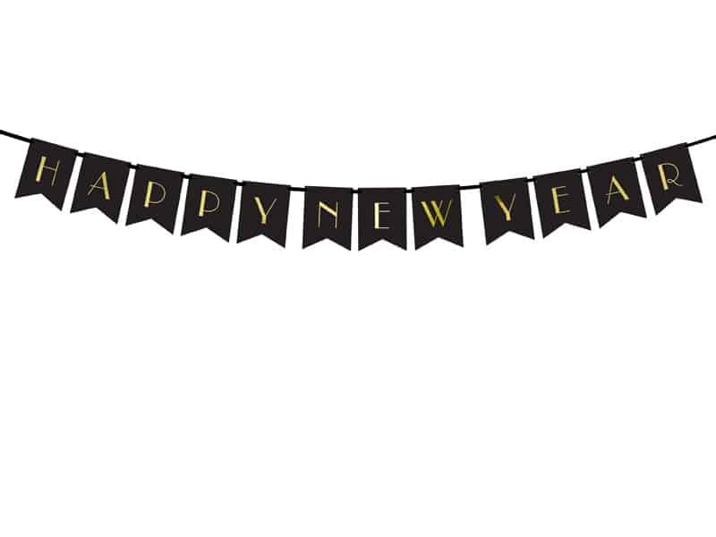 Baner na sylwestra Happy New Year