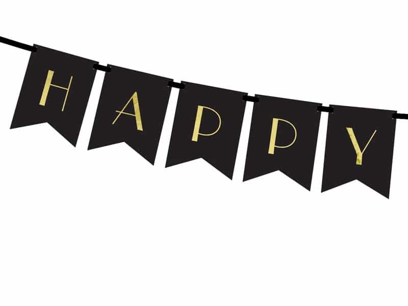 Baner na sylwestra Happy New Year