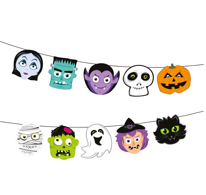 Banner Halloween Monsters