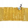 Bieżnik Cekinowy Złoty 250 x 30cm
