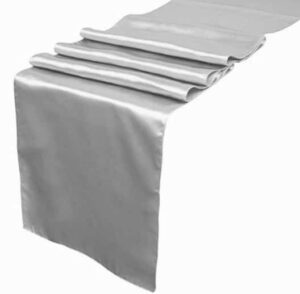 Bieżnik Satynowy Srebrny 16cm x 9m