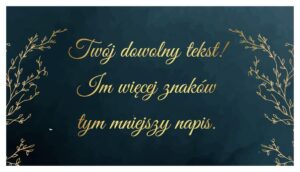 Bileciki Do Zaproszeń Ślubnych Mistery Mist