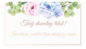 Bileciki Do Zaproszeń Ślubnych Pastel Harmony