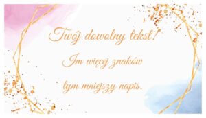 Bileciki Do Zaproszeń Ślubnych Soft Geometric