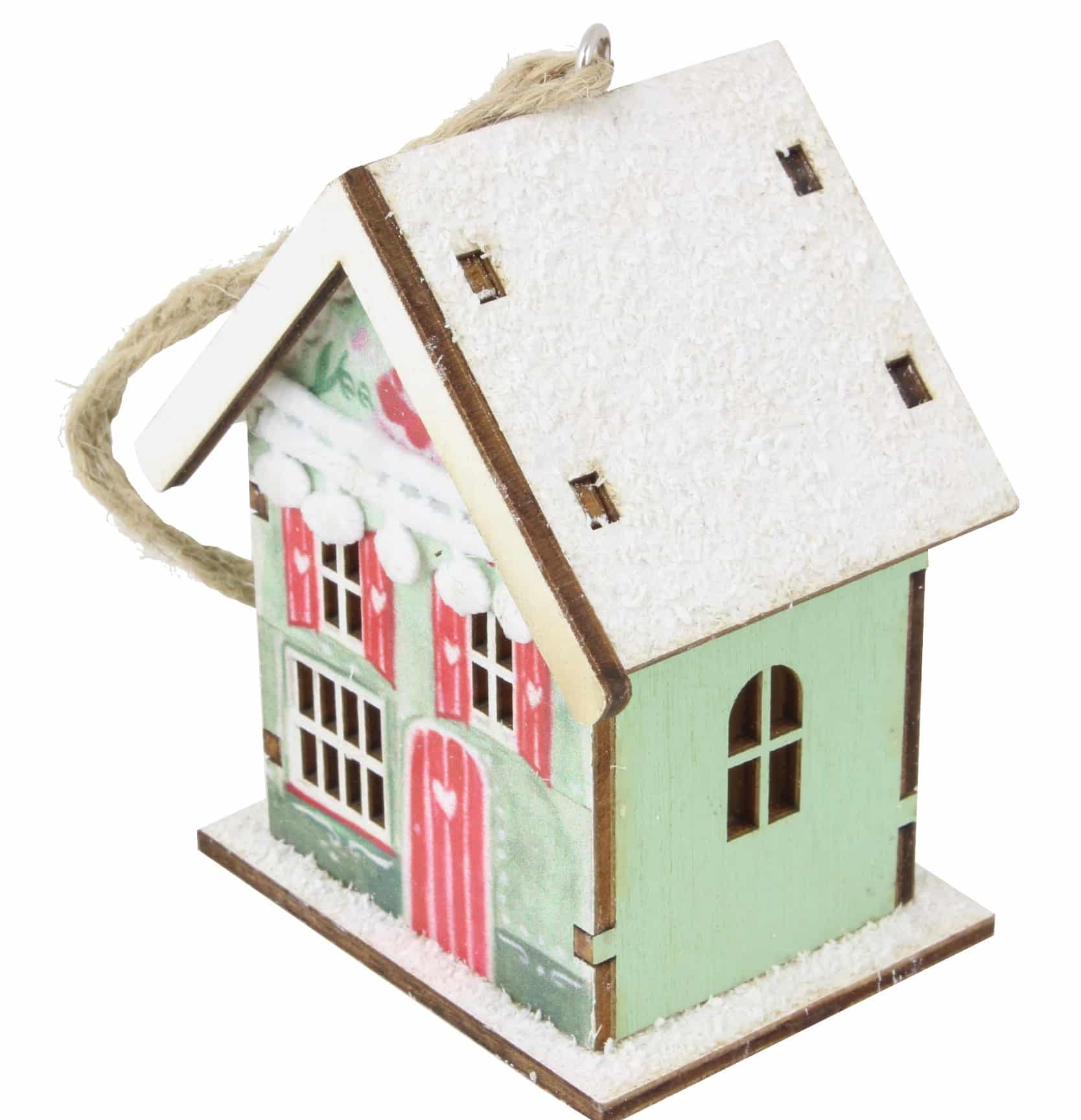 Bombka Domek z Piernika Miętowa