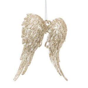 Bombka Na Choinkę Skrzydła Anioła Złote