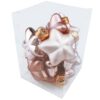 Bombki gwiazdy Rose Gold