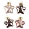 Bombki gwiazdy Rose Gold