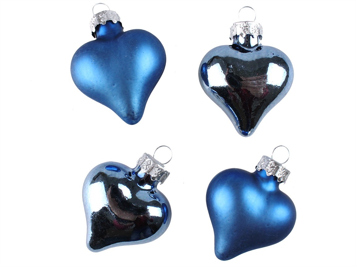 Bombki serduszka Chabrowe