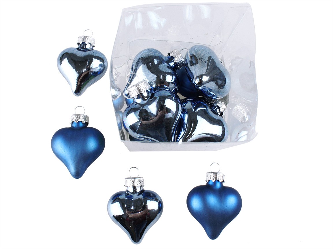 Bombki serduszka Chabrowe