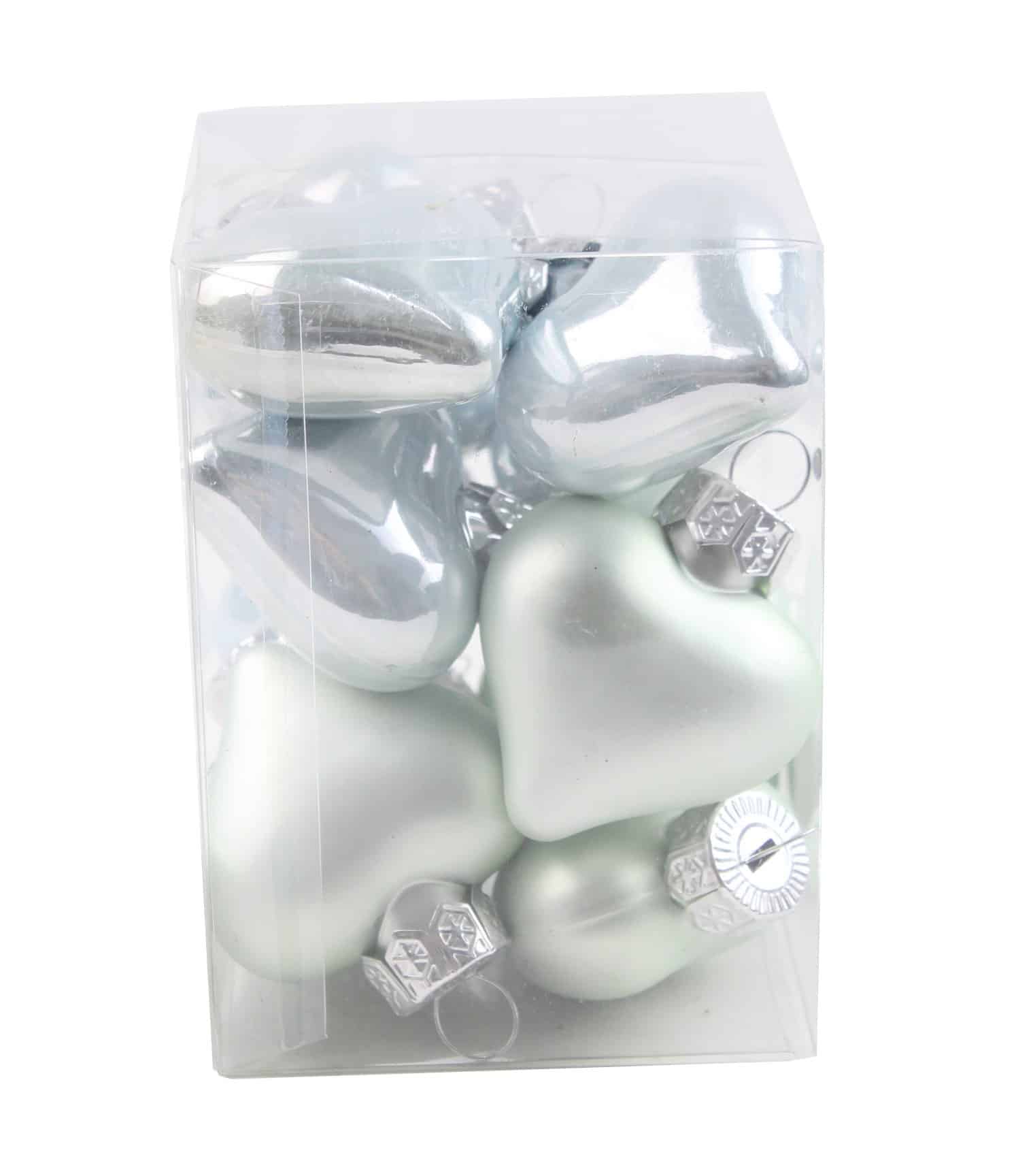 Bombki Serduszka Miętowe Błękitne